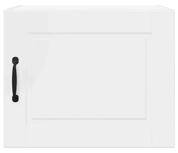 VidaXL Fali Szekrény PORTO 2 pcs Magas Fényű Fehér 50 x 31 x 40 cm