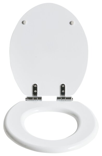 WC ülőke MAZARUNI Lassú záródású MDF Fehér