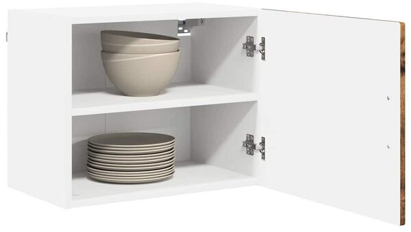 VidaXL Konyhaszekrény polcokkal 2 pcs Öreg fa 50 x 31 x 40 cm Faanyag