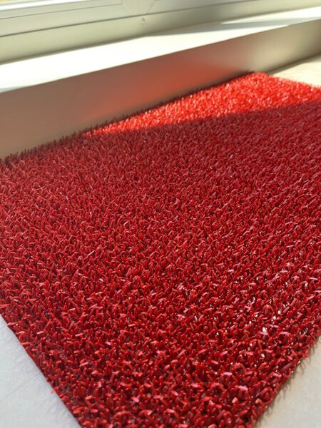 Astroturf piros lábtörlő 91 cm-es piros-bordó