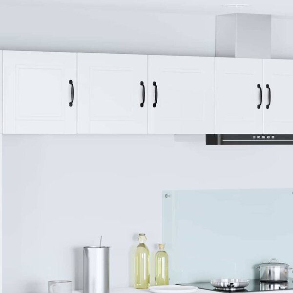 VidaXL Fali Szekrény PORTO Magas Fényű Fehér 80 x 31 x 40 cm Faanyag