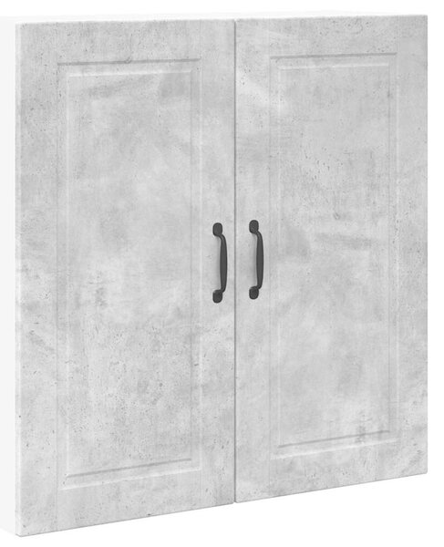 VidaXL Konyhaszekrény polcokkal Beton Szürke 80 x 31 x 80 cm Faanyag
