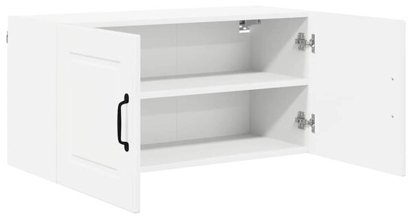 VidaXL Fali Szekrény PORTO Magas Fényű Fehér 80 x 31 x 40 cm Faanyag
