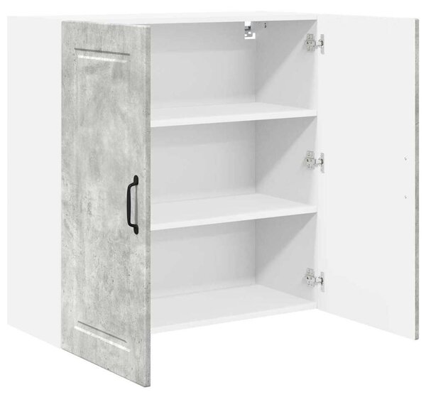 VidaXL Konyhaszekrény polcokkal Beton Szürke 80 x 31 x 80 cm Faanyag
