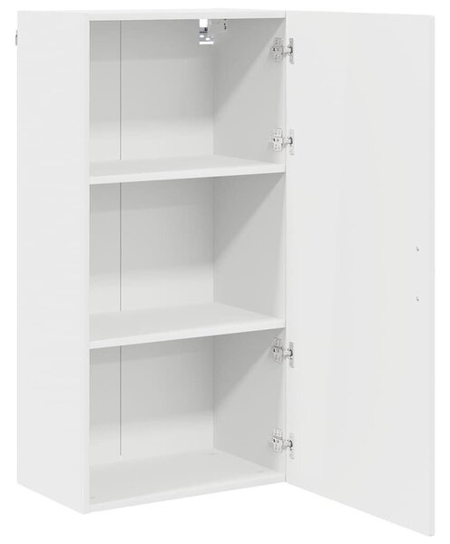 VidaXL Konyhaszekrény polcokkal ajtóval Fehér 50 x 31 x 100 cm Faanyag
