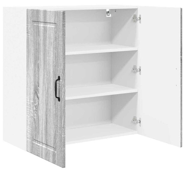 VidaXL Konyhaszekrény polcokkal Szürke Sonoma 80 x 31 x 80 cm Faanyag