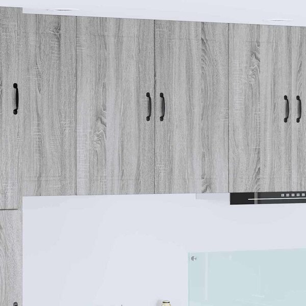VidaXL Konyhaszekrény polcokkal Szürke Sonoma 80 x 31 x 80 cm Faanyag