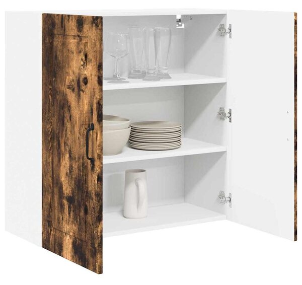 VidaXL Konyhaszekrény polcokkal Füstölt tölgy 80 x 31 x 80 cm Faanyag
