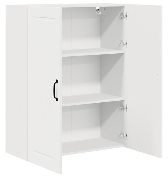 VidaXL Konyhaszekrény polcokkal ajtóval Fehér 80 x 31 x 100 cm Faanyag
