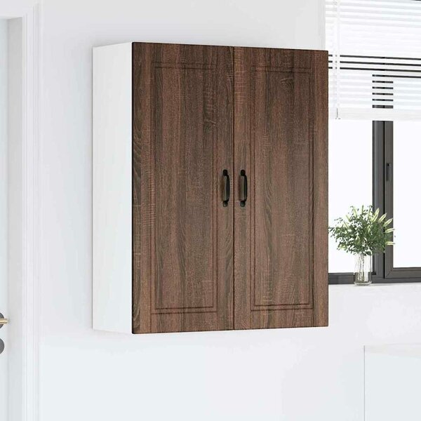 VidaXL Konyhaszekrény polcokkal Barna Tölgy 80 x 31 x 100 cm Faanyag