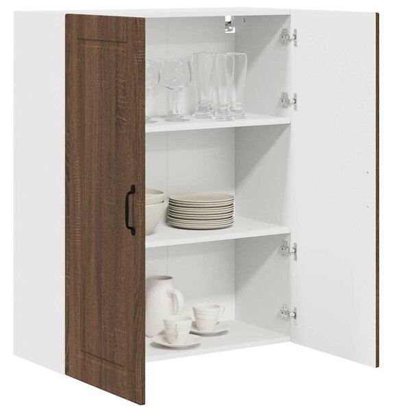 VidaXL Konyhaszekrény polcokkal Barna Tölgy 80 x 31 x 100 cm Faanyag