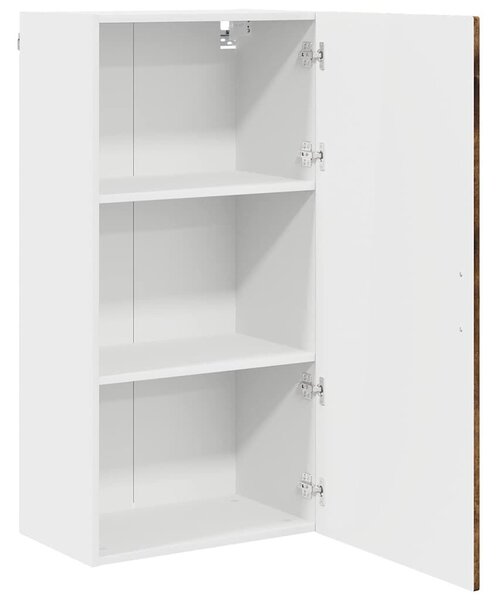 VidaXL Konyhaszekrény polcokkal Füstölt tölgy 50 x 31 x 100 cm Faanyag