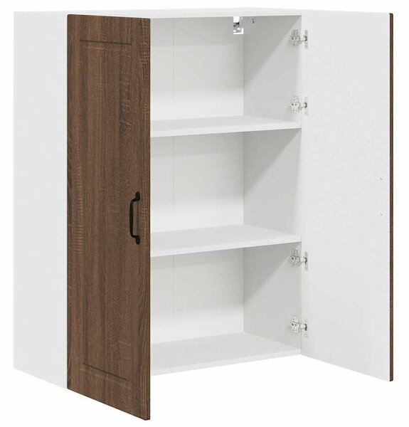 VidaXL Konyhaszekrény polcokkal Barna Tölgy 80 x 31 x 100 cm Faanyag