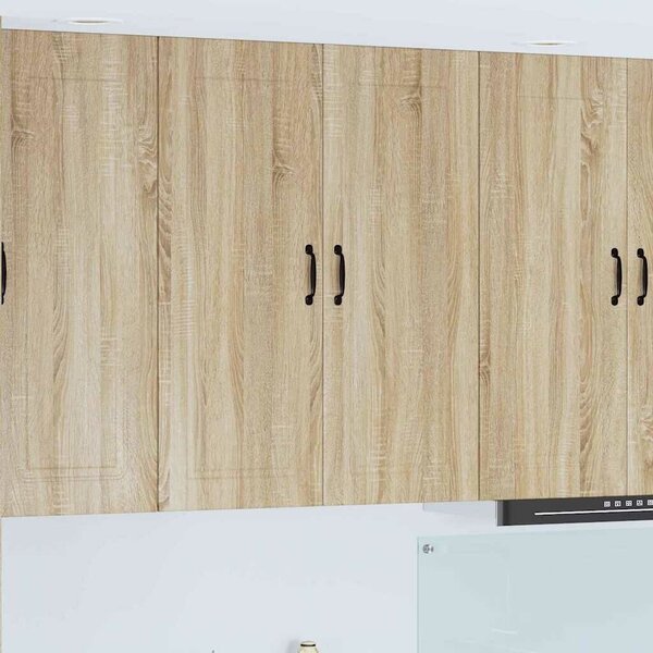 VidaXL Konyhaszekrény polcokkal Sonoma tölgy 80 x 31 x 100 cm Faanyag