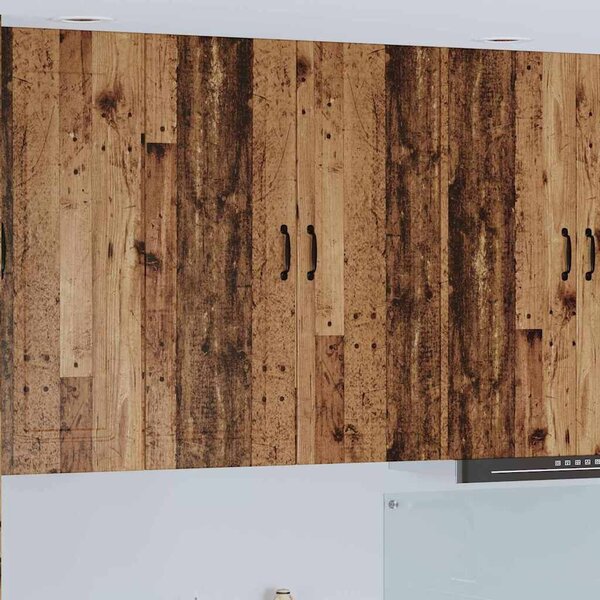 VidaXL Konyhaszekrény polcokkal Öreg fa 80 x 31 x 100 cm Faanyag