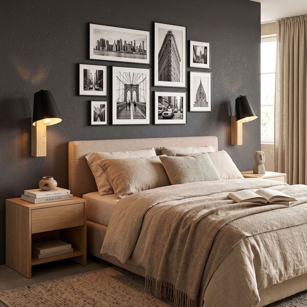 Fali lámpa LOFT APP1279-1W BLACK