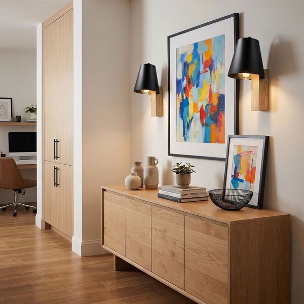 Fali lámpa LOFT APP1279-1W BLACK