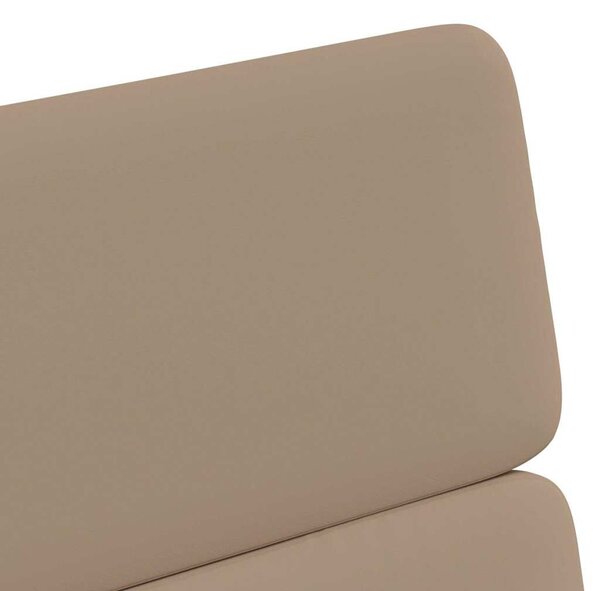 VidaXL Kerekes Étkező Székek 2 pcs Cappuccino 58 x 65 x 98 cm Műbőr