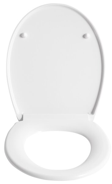 WC ülőke PAPURI Lassú záródású Duroplast Fehér
