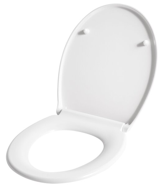 WC ülőke PAPURI Lassú záródású Duroplast Fehér
