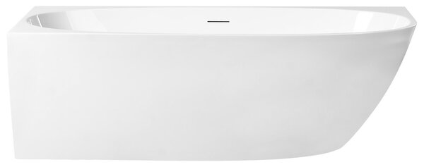 Sarokkád PARNAIBA Jobb oldali 170 x 80 cm Fehér