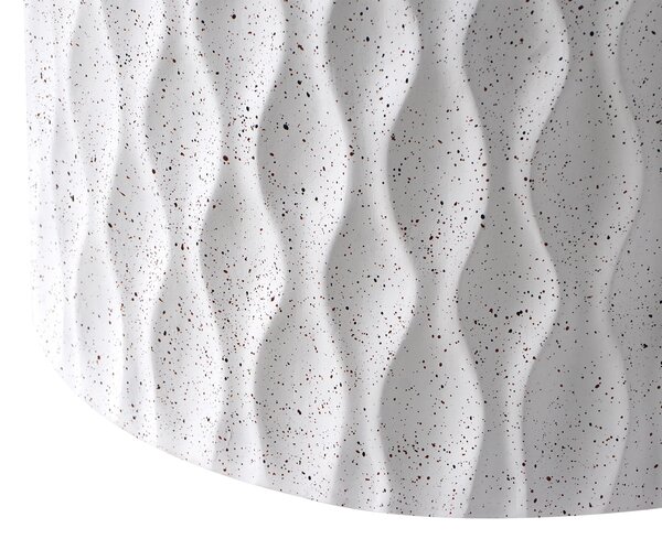 Kisasztal ANTELAO 37 cm 37 cm Terrazzo hatású Fehér terrazzo