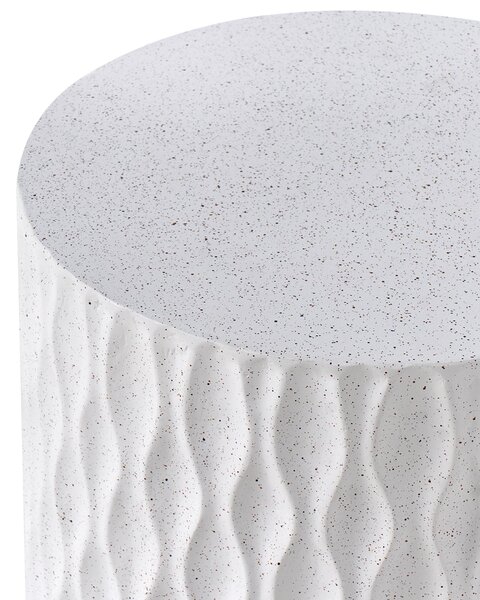 Kisasztal ANTELAO 37 cm 37 cm Terrazzo hatású Fehér terrazzo