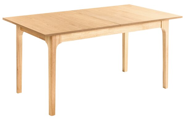 Kihúzható étkezőasztal DELMAS Világos kőris 160/200 cm 90 cm