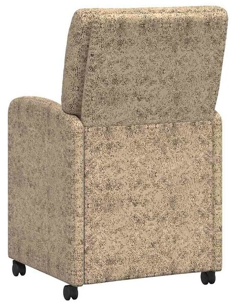 VidaXL Kerekes Étkező Székek 2 pcs Világosszürke 57 x 67 x 95 cm