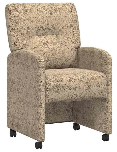 VidaXL Kerekes Étkező Székek 2 pcs Világosszürke 57 x 67 x 95 cm