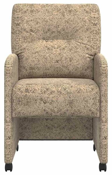 VidaXL Kerekes Étkező Székek 2 pcs Világosszürke 57 x 67 x 95 cm