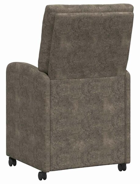 VidaXL Kerekes Étkező Székek 2 pcs Sötétszürke 58 x 67 x 97 cm