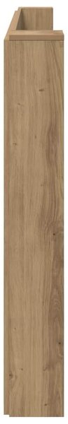 VidaXL Fejtámla fejtámlával Artisan tölgy 200 x 15 x 103,5 cm Faanyag