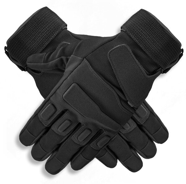 Military, katonai kesztyű fekete L méret (GLOVES-BLACK-L)