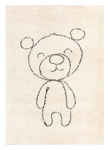 Bézs antiallergén gyerek szőnyeg 230x160 cm Teddy Bear - Yellow Tipi