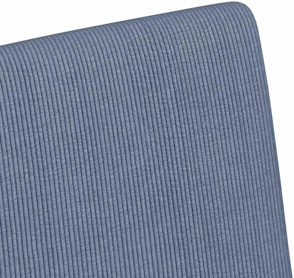 VidaXL Kerekes Étkező Székek 2 pcs Kék 57 x 66 x 94 cm Bársony anyag