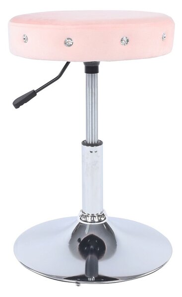 HR1102CN Halványlila modern műbőr szék krómozott lábbal