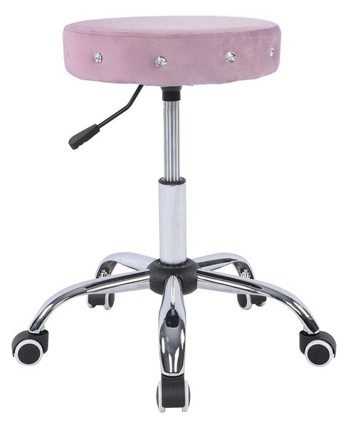 HR1102CK Halványlila modern műbőr szék krómozott lábbal