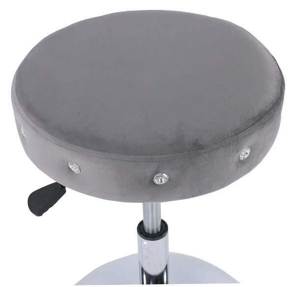 HR1102CN Grafit modern műbőr szék krómozott lábbal