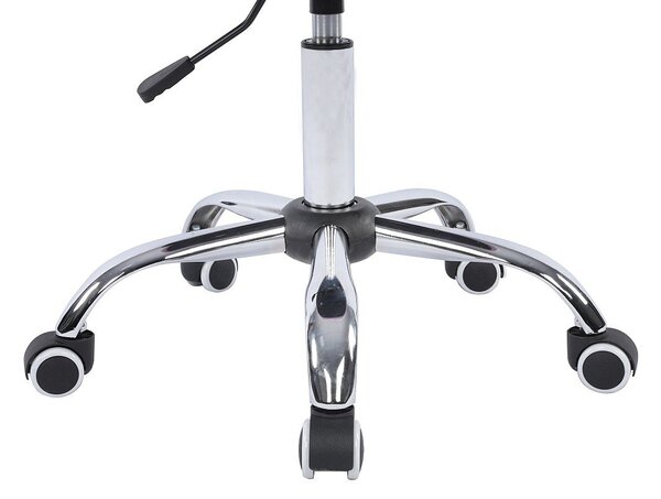 HR1102CK Grafit modern műbőr szék krómozott lábbal