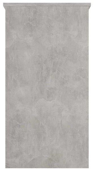 Betonszürke szerelt fa íróasztal 80 x 40 x 75 cm