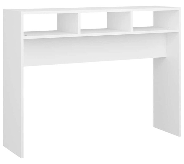 Fehér szerelt fa tálalóasztal 105 x 30 x 80 cm