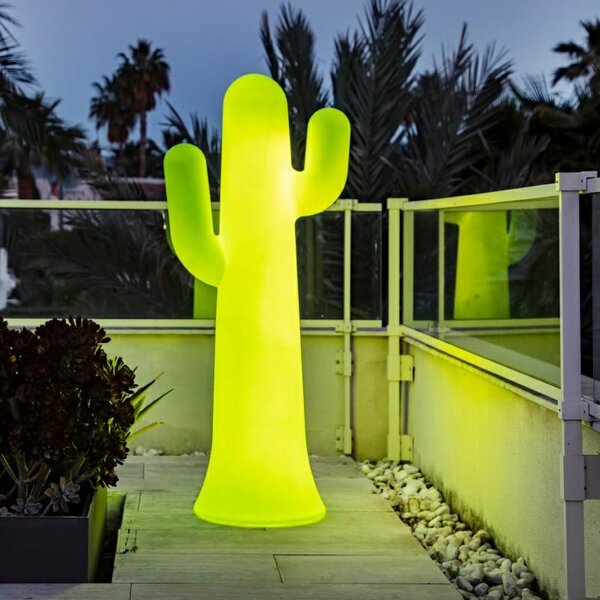 New Garden Pancho Kaktusz Kerti Lámpa Polietilén Lime LED