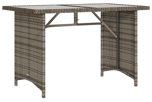 VidaXL 6 részes szürke polyrattan kerti ülőgarnitúra párnákkal