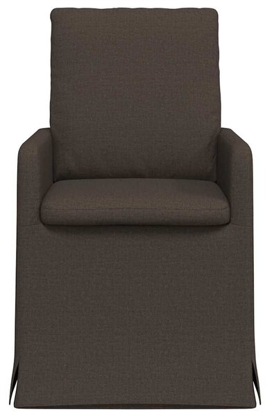 VidaXL Étkező Székek 2 pcs Sötétszürke 57 x 67 x 98 cm Vászon