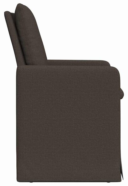 VidaXL Étkező Székek 2 pcs Sötétszürke 57 x 67 x 98 cm Vászon