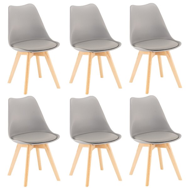 Silla étkezőszék 6 db szürke színben