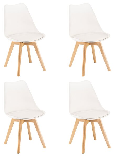 Silla étkezőszék 4 db fehér színben