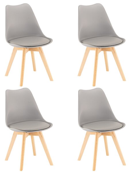 Silla étkezőszék 4 db szürke színben