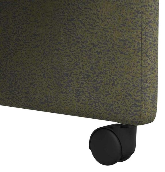 VidaXL Kerekes Étkező Székek 2 pcs Katonai zöld 58 x 67 x 97 cm